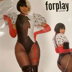 Forplay Size: M/L Cruella Deville Costume Adult Women’s